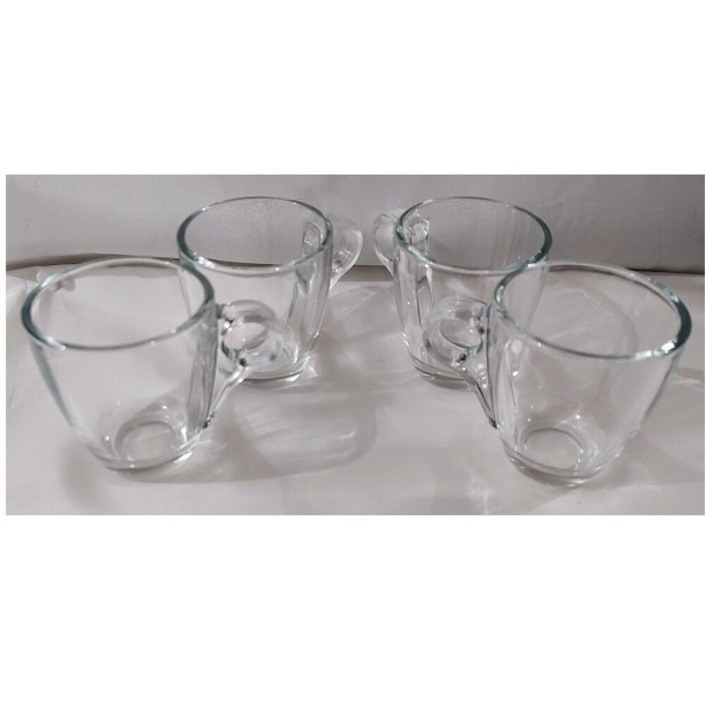 Glass Espresso Cups Sold in Sets of 2